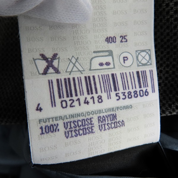 実際に弊社で買取させて頂いたHUGO BOSS/ヒューゴボス  テーラードジャケット/46の画像 5枚目