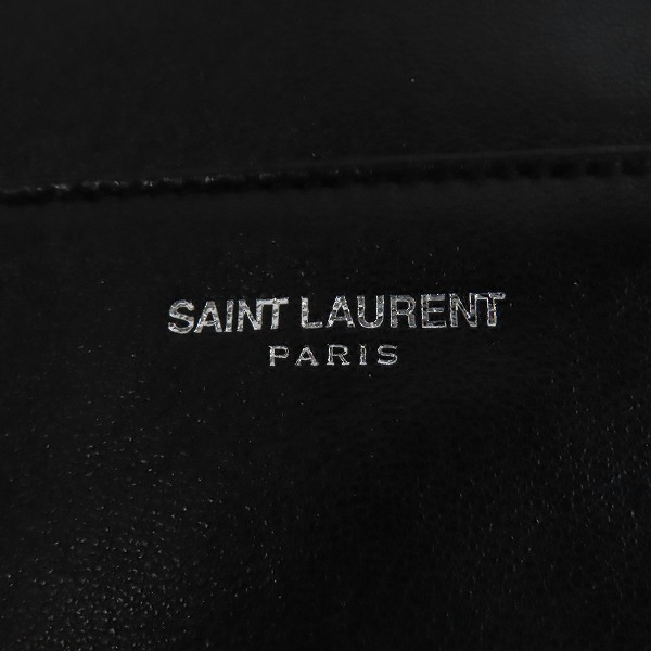 実際に弊社で買取させて頂いたSAINT LAURENT/サンローラン 2WAY HARLEM SHOPPING BAG TOTE/ハーレム ショッピング  巾着型 トートバッグ 551692 0YP0E 1000の画像 4枚目