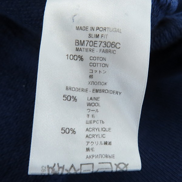 実際に弊社で買取させて頂いたGIVENCHY/ジバンシィ 18AW フロントロゴ スウェット パーカー BM70E7306C /XSの画像 4枚目