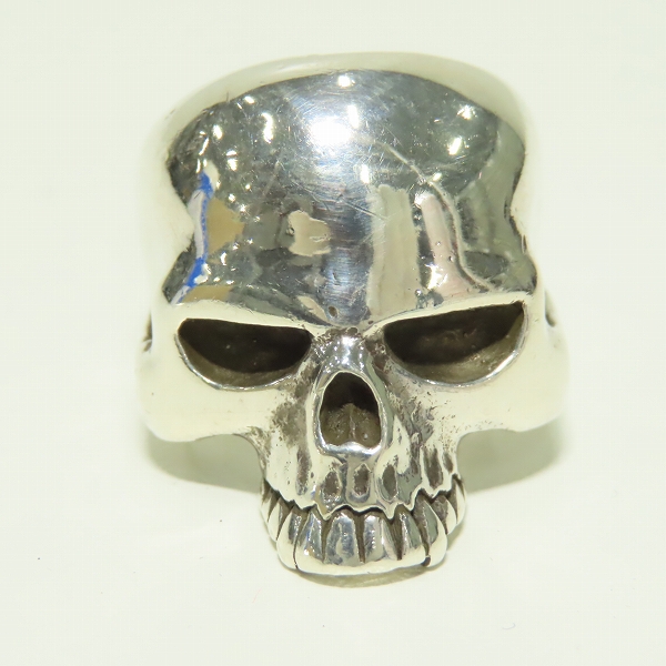 実際に弊社で買取させて頂いたCRAZY PIG/クレイジーピッグ ラージエビルスカルリング/17号の画像 1枚目