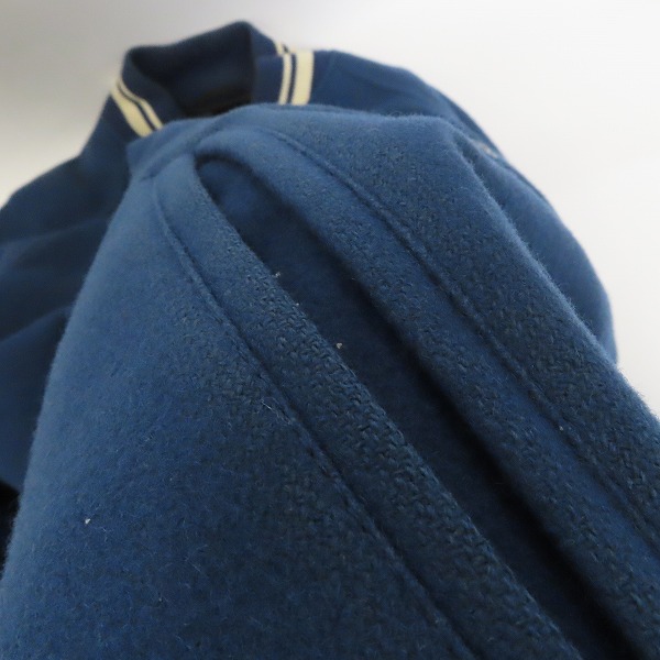 実際に弊社で買取させて頂いたBack Channel/バックチャンネル ウールスタジャン/XLの画像 5枚目