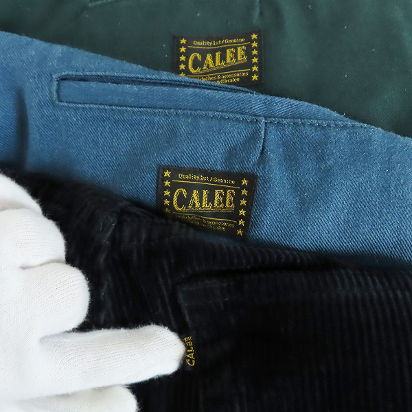実際に弊社で買取させて頂いたCALEE/キャリー コーデュロイ/ワークパンツ 3点セットの画像 2枚目