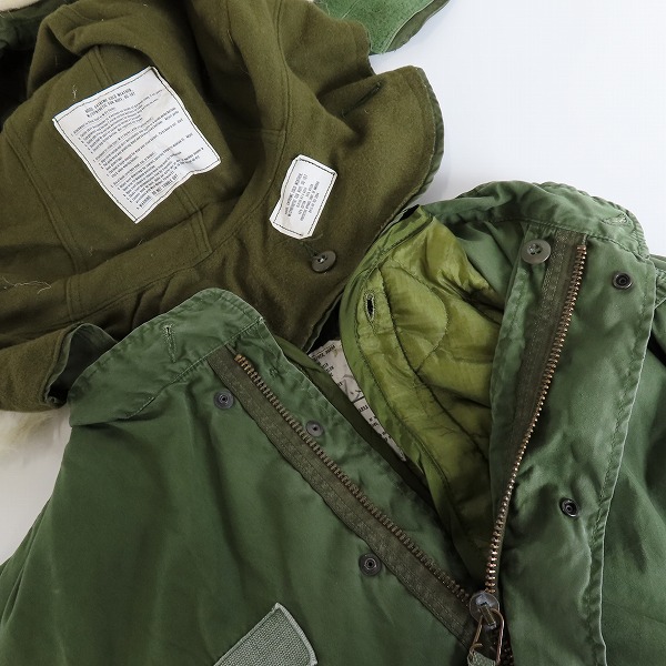 実際に弊社で買取させて頂いたUS.ARMY/米軍 M-65 ヴィンテージ キルティングライナーコート/モッズコート 8415-00-782-3004/Mの画像 5枚目