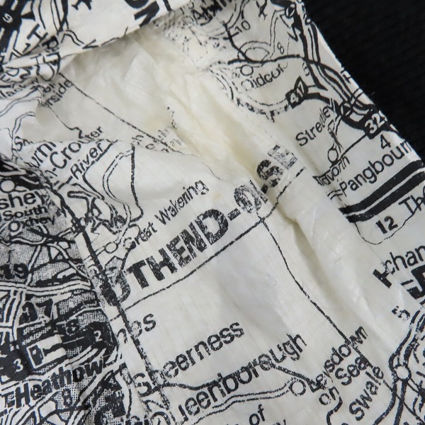実際に弊社で買取させて頂いたNUMBER (N)INE/ナンバーナイン 地図/マップ総柄 ペーパージャケット/2の画像 4枚目