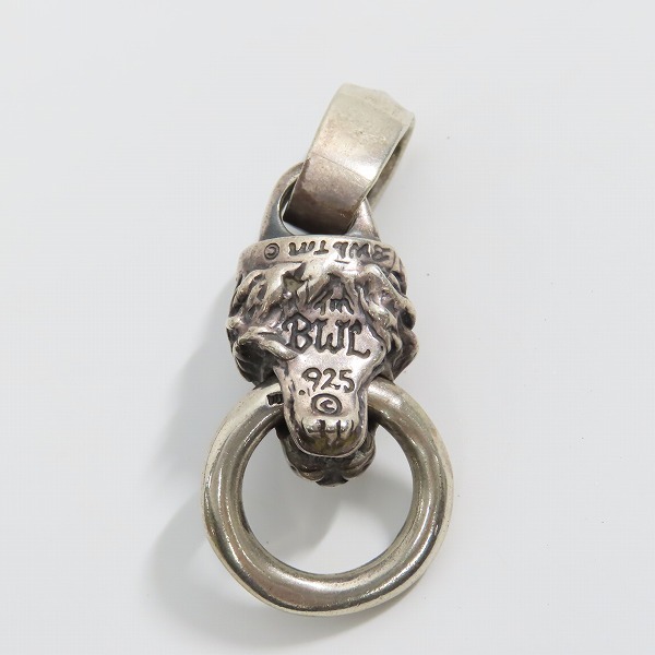 実際に弊社で買取させて頂いたBILL WALL LEATHER/BWL/ビルウォールレザー LION/ライオンヘッド ペンダント トップの画像 2枚目