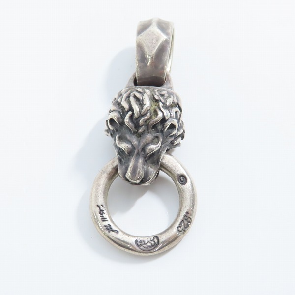 実際に弊社で買取させて頂いたBILL WALL LEATHER/BWL/ビルウォールレザー LION/ライオンヘッド ペンダント トップの画像 1枚目