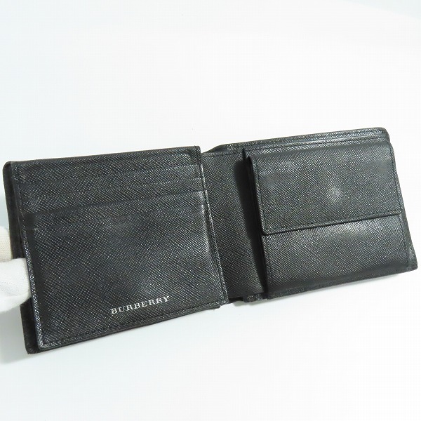 実際に弊社で買取させて頂いたBURBERRY/バーバリー 二つ折り財布 小銭入れ付きの画像 3枚目