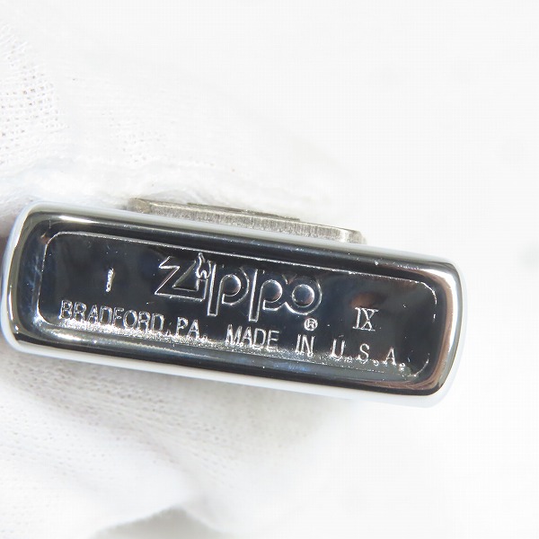 実際に弊社で買取させて頂いたZIPPO/ジッポー HARLEY-DAVIDSON/ハーレーダビッドソン THE REUNION 90YEARS メタル貼り 1993年製の画像 2枚目