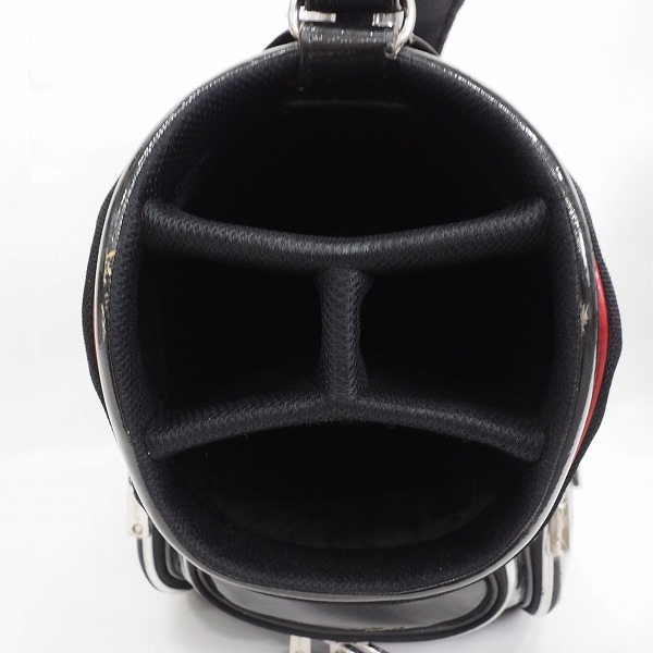 実際に弊社で買取させて頂いた【使用感有り】Titleist/タイトリスト CB410 9.5型 4分割キャディバッグ ブラック の画像 3枚目