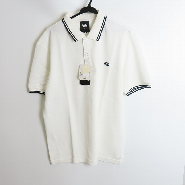 実際に弊社で買取させて頂いた【未使用】canterbury/カンタベリー S/S RUGGER POLO ショートスリーブラガーポロ RA33079 L