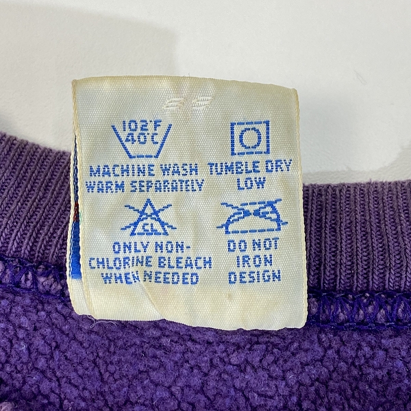 実際に弊社で買取させて頂いたChampion/チャンピオン REVERSE WEAVE/リバースウィーブ 90s ヴィンテージ クルーネック スウェット 90s/XLの画像 3枚目