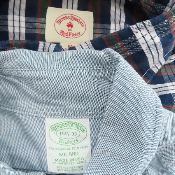実際に弊社で買取させて頂いたBrooks Brothers/ブルックス ブラザーズ Red Fleece/makers 長袖シャツ 2点セットの画像 2枚目
