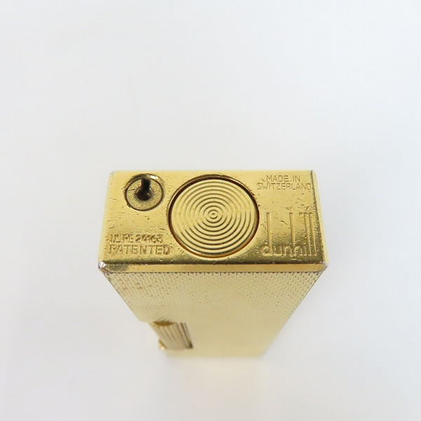 実際に弊社で買取させて頂いたdunhill/ダンヒル サイドローラー ガスライター ゴールドの画像 5枚目