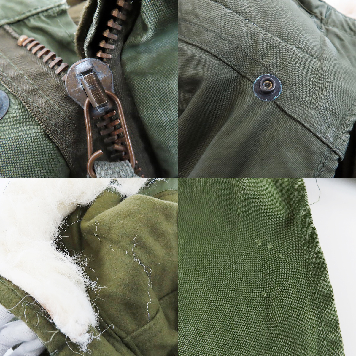 実際に弊社で買取させて頂いたUS.ARMY/米軍 M-65 ヴィンテージ キルティングライナーコート/モッズコート 8415-00-782-3004/Mの画像 7枚目