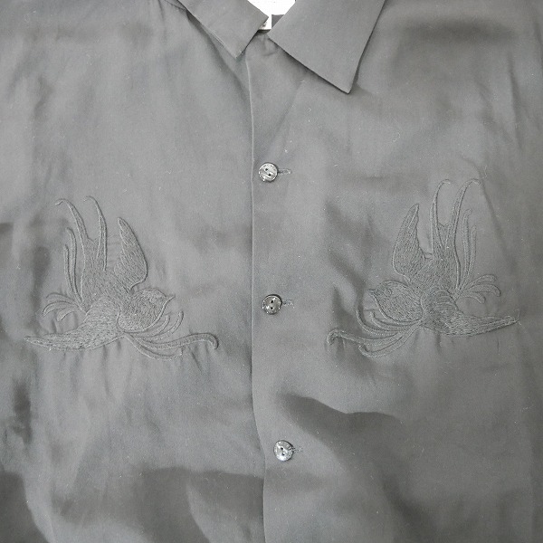 実際に弊社で買取させて頂いたCRIMIE/クライミー SWALLOW EMBROIDELY RAYON SHIRT/刺繍 レーヨンシャツ CR01-02L5-SL02/Sの画像 4枚目