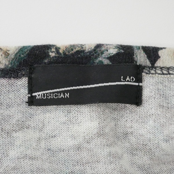 実際に弊社で買取させて頂いたLAD MUSICIAN/ラッドミュージシャン SUPER BIG T-SHIRT/フラワープリント スーパービッグTシャツ 2117-719の画像 2枚目