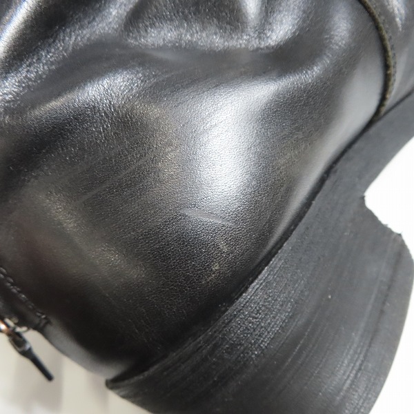 実際に弊社で買取させて頂いたNO ID./ノーアイディー バックジップブーツ 830208-599F/42の画像 7枚目