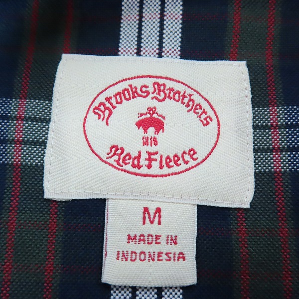 実際に弊社で買取させて頂いたBrooks Brothers/ブルックス ブラザーズ Red Fleece チェック柄長袖シャツ Mの画像 2枚目