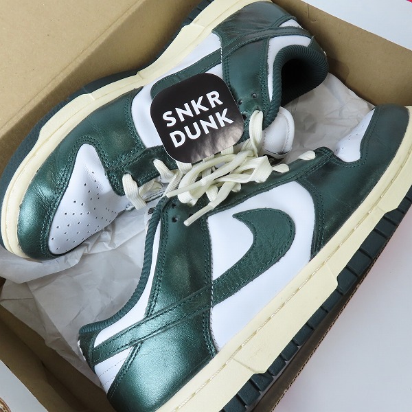 実際に弊社で買取させて頂いたNIKE/ナイキ WMNS DUNK LOW Vintage Green/ウィメンズ ダンク ロー ヴィンテージ グリーン DQ8580-100/25.5の画像 7枚目