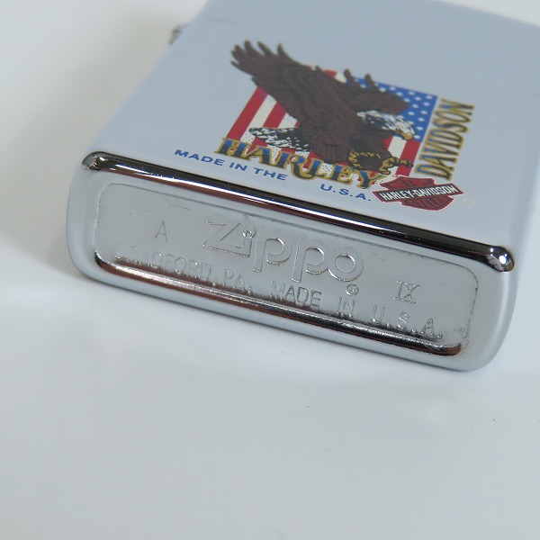 実際に弊社で買取させて頂いたZIPPO/ジッポー ハーレーダビッドソン イーグルプリント 1993年製の画像 3枚目