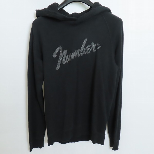 実際に弊社で買取させて頂いたNUMBER(N)INE/ナンバーナイン ダメージ加工パーカー 05AW THS期 size2