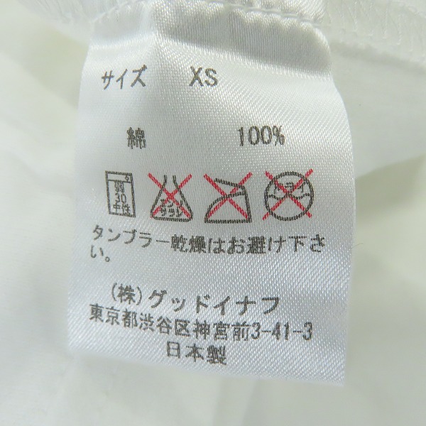 実際に弊社で買取させて頂いた【未使用】GOODENOUGH/グッドイナフ 15 SS ROCK TEE 再構築 プリント Tシャツ GE-157007/XSの画像 3枚目