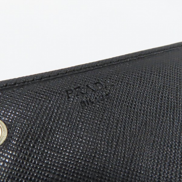 実際に弊社で買取させて頂いたPRADA/プラダ サフィアーノレザー二つ折り長財布の画像 6枚目