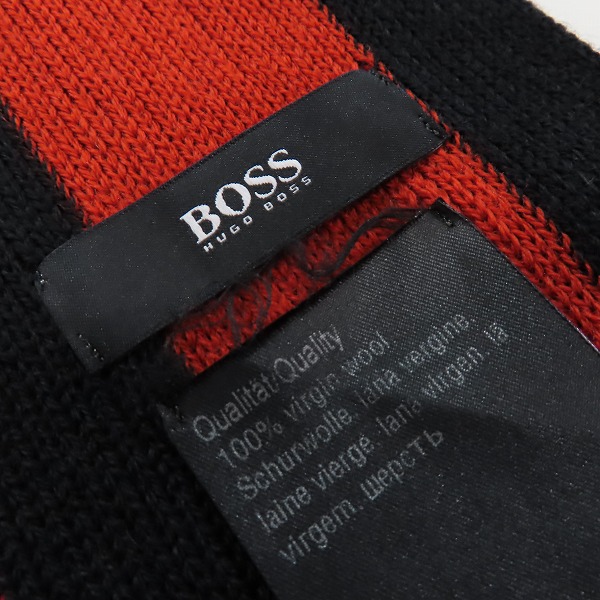 実際に弊社で買取させて頂いたHUGO BOSS/ヒューゴボス ウール  マフラーの画像 3枚目