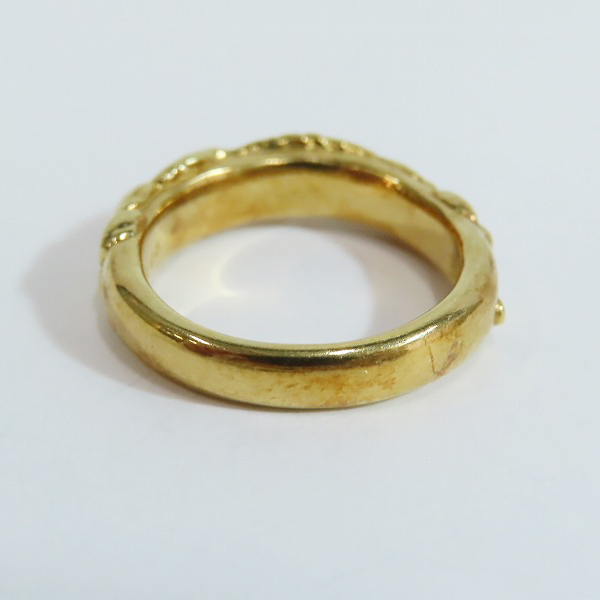 実際に弊社で買取させて頂いたBloody Mary/ブラッディマリー K18 マグノリア/木蓮の花 リング w/1ダイヤ/15号の画像 4枚目