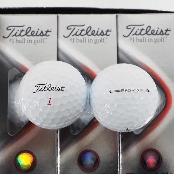 実際に弊社で買取させて頂いた 【未使用】Titleist/タイトリスト PRO V1x ゴルフボール ホワイト 1ダースの画像 1枚目