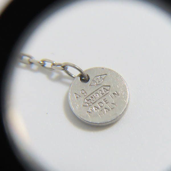 実際に弊社で買取させて頂いたBVLGARI/ブルガリ B-zero1/ビーゼロワン SAVE THE CHILDREN/セーブ ザ チルドレン ネックレス Ag925×セラミックの画像 9枚目