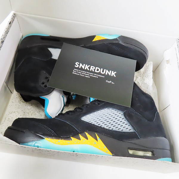 NIKE/ナイキ AIR JORDAN 5 RETRO AQUA エアジョーダン5 アクア DD0587 