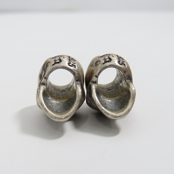 実際に弊社で買取させて頂いたBill Wall Leather/BWL/ビルウォールレザー スカルビーズ 2点セットの画像 4枚目