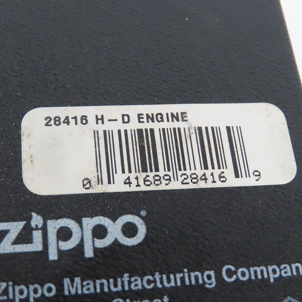 実際に弊社で買取させて頂いたZIPPO/ジッポー HARLEY DAVIDSON/ハーレーダビッドソン H-D ENGINE 2012年製の画像 4枚目