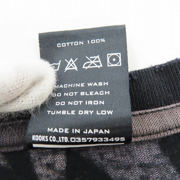 実際に弊社で買取させて頂いたNUMBER(N)INE/ナンバーナイン Tシャツ 04AW ハートライバル柄 ダメージ加工 4の画像 3枚目