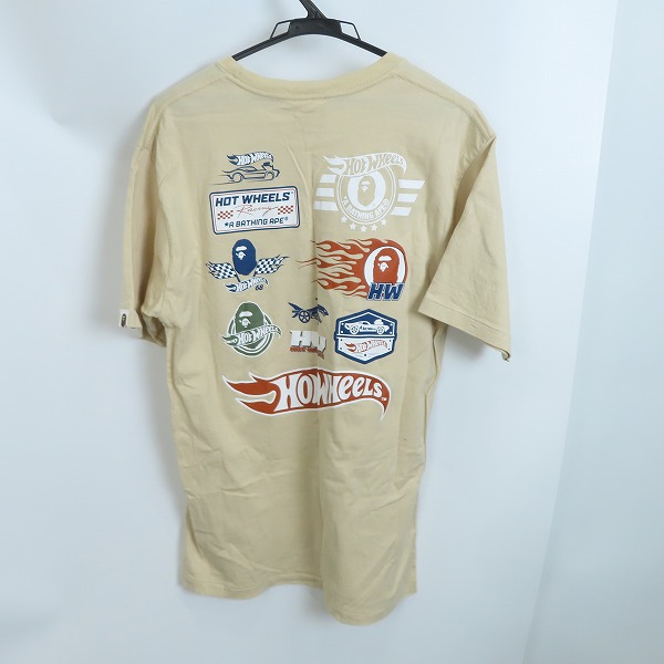 実際に弊社で買取させて頂いたA BATHING APE×HotWheels/アベイジングエイプ×ホットウィール ICON TEE/半袖Tシャツ/XLの画像 1枚目