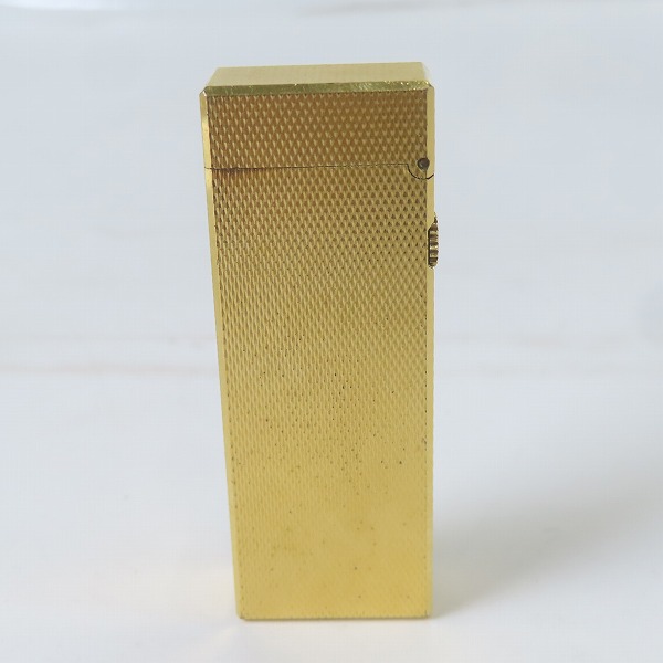 実際に弊社で買取させて頂いたdunhill/ダンヒル サイドローラー ガスライター ゴールドカラーの画像 1枚目