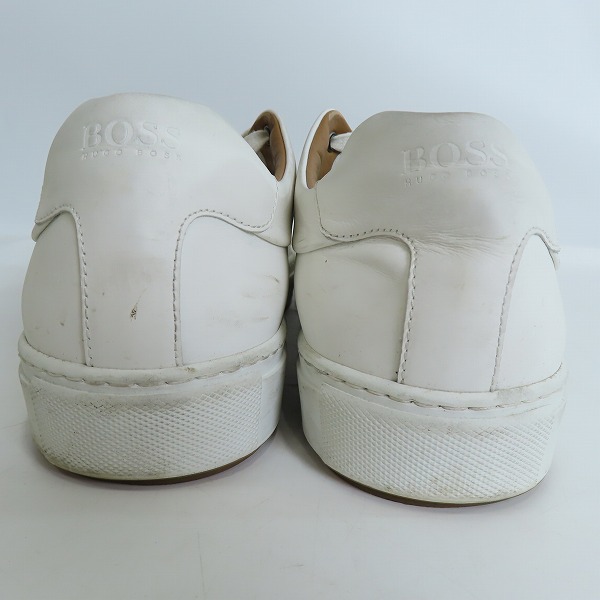 実際に弊社で買取させて頂いたHUGO BOSS/ヒューゴボス Trainers レザー シューズ/スニーカー ホワイト 50401434/44の画像 1枚目