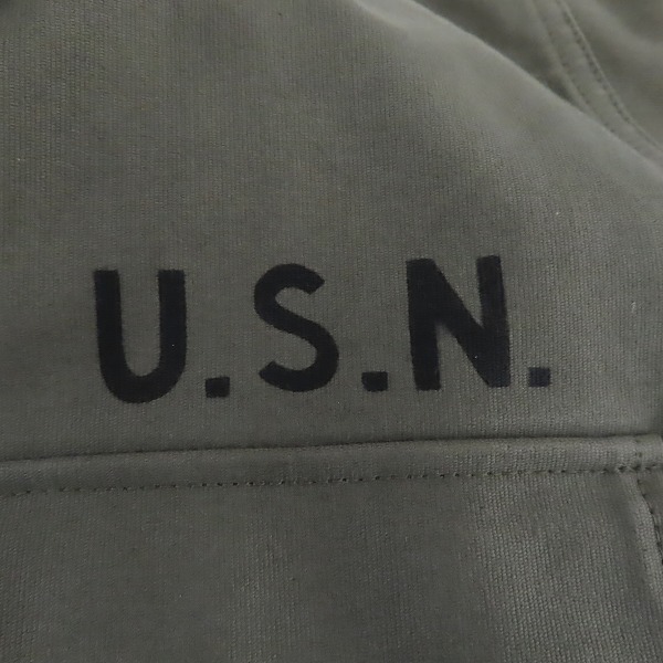 実際に弊社で買取させて頂いたTHE REAL McCOY'S/リアルマッコイズ A-2 デッキジャケット TALONジップ DSA-1-1235-64-C/Lの画像 4枚目