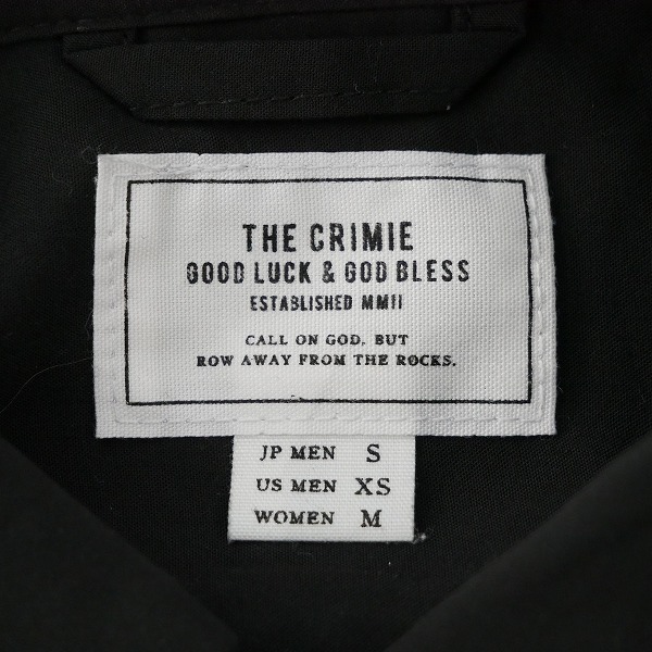 実際に弊社で買取させて頂いたCRIMIE/クライミー SWALLOW EMBROIDELY RAYON SHIRT/刺繍 レーヨンシャツ CR01-02L5-SL02/Sの画像 2枚目