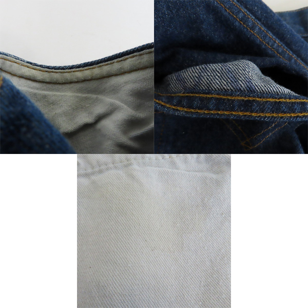 実際に弊社で買取させて頂いたLEVI'S/リーバイス 501 66後期 刻印6/点々 スモールe 赤耳 ヴィンテージ デニムパンツ /W32L36の画像 9枚目