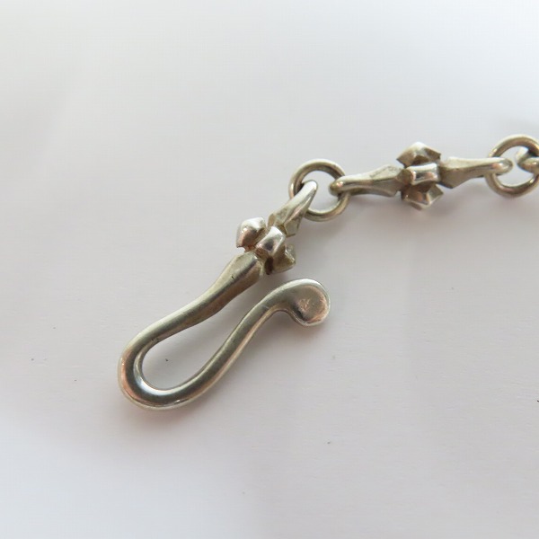 実際に弊社で買取させて頂いたBWL/ビルウォールレザー SMALL CROSS LINKS ANCHOR BRACELET スモールクロスリンク アンカーチャーム ブレスレットの画像 3枚目