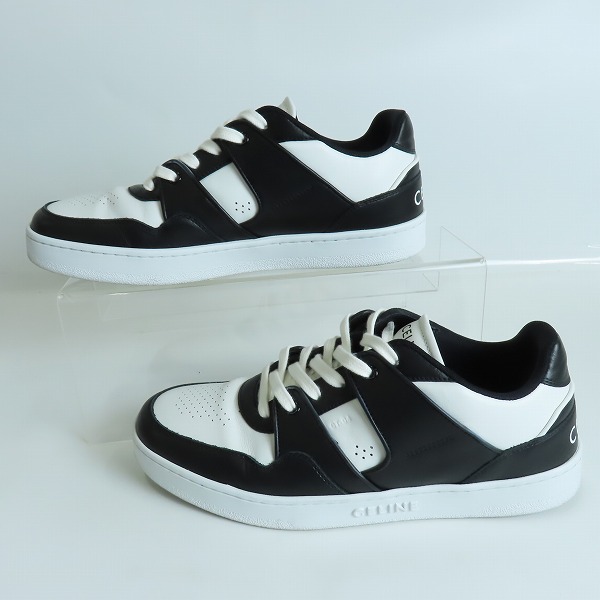 実際に弊社で買取させて頂いたCELINE/セリーヌ CT-04 カーフスキン レースアップ ロースニーカー 346483338C.01WB/41の画像 3枚目