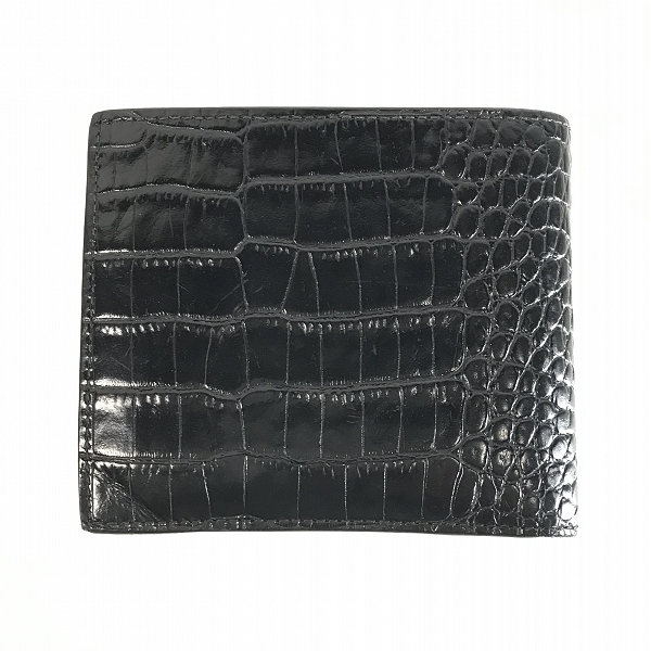 実際に弊社で買取させて頂いたPaul Smith/ポールスミス  クロコ型押し レザー 二つ折り財布の画像 1枚目
