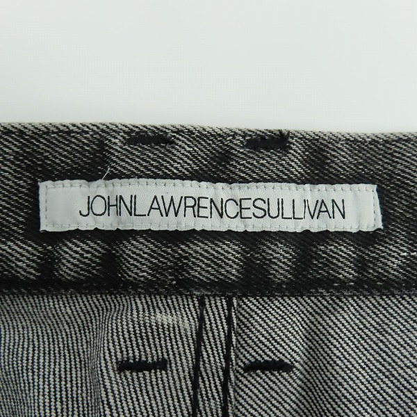 実際に弊社で買取させて頂いたJOHN LAWRENCE SULLIVAN/ジョンローレンスサリバン WASHED DENIM ZIPPED/ウォッシュドデニムジップドパンツ 2A008-0320-15/46の画像 2枚目