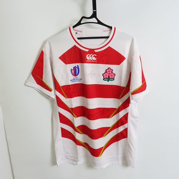 実際に弊社で買取させて頂いた【未使用】CANTERBURY/カンタベリー ラグビー ジャパンRWC2023/日本代表 レプリカジャージ ホーム RG33980WC/L