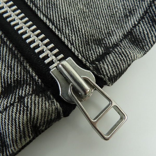 実際に弊社で買取させて頂いたJOHN LAWRENCE SULLIVAN/ジョンローレンスサリバン WASHED DENIM ZIPPED/ウォッシュドデニムジップドパンツ 2A008-0320-15/46の画像 7枚目