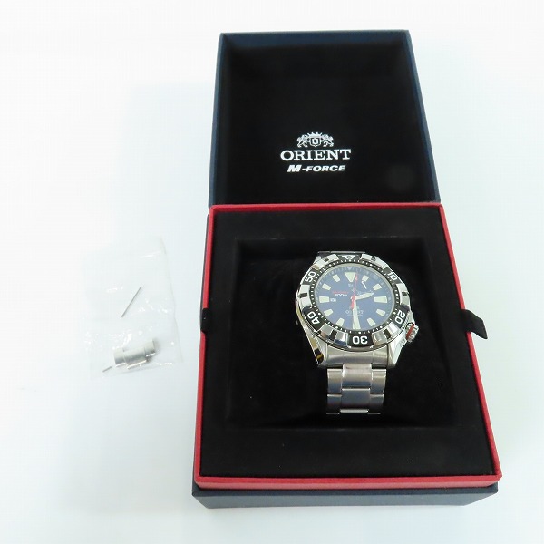 実際に弊社で買取させて頂いたORIENT/オリエント 自動巻き 腕時計 M-FORCE EL03-D0-Bの画像 7枚目