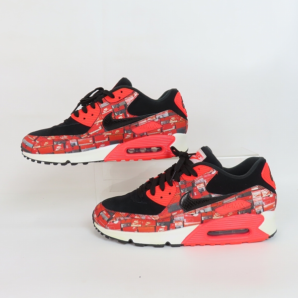 実際に弊社で買取させて頂いたNIKE×atmos/ナイキ×アトモス AIR MAX 90 PRNT "WE LOVE NIKE"/エアマックス90 プリント AQ0926-001/28.5の画像 3枚目