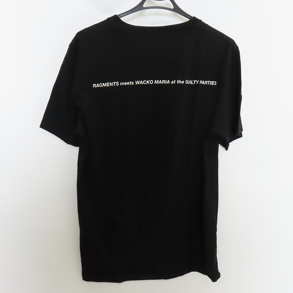 実際に弊社で買取させて頂いたWACKO MARIA×FRAGMENT DESIGN/ワコマリア×フラグメントデザイン THE GUILTY PARTIES 半袖 Tシャツ ブラック/Mの画像 1枚目